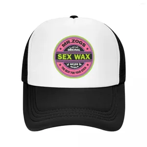 Ball Caps Mode Mr Zogs Surfen Sex Wax Baseball Cap Dames Heren Ademend Trucker Hoed Prestaties Snapback