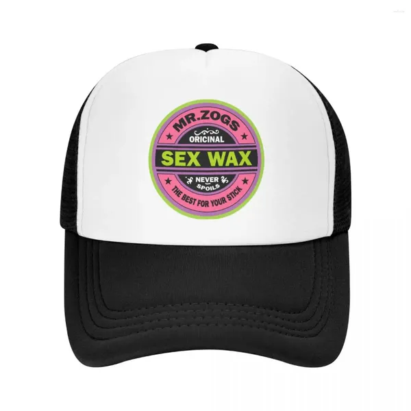 Gorras de bola Moda Mr Zogs Surfing Sex Wax Gorra de béisbol Mujeres Hombres Transpirable Trucker Hat Performance Snapback