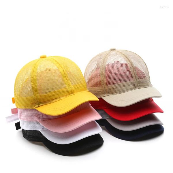 Casquettes de baseball Fashion Net Cap Sports de plein air Printemps et été Crème solaire Respirant Chapeau de soleil Style coréen Simple Street Short Eave Baseball