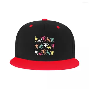 Casquettes de baseball Fashion Party Dancer Harings Affiche Hip Hop Casquette de baseball Femmes Hommes Personnalisé Snapback Unisexe Keith Géométrique Art Papa Chapeau Printemps