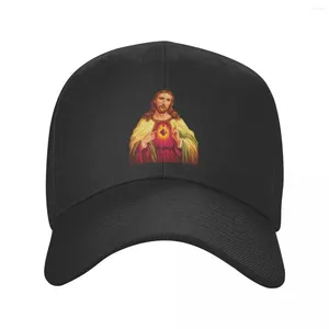 Ball Caps Mode Heilig Hart Van Jezus Baseball Cap Mannen Vrouwen Verstelbare Volwassen Christelijk Katholieke God Vader Hoed Lente Snapback Hoeden