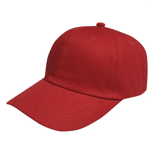 Casquettes de baseball Mode Couleur unie Chapeau de baseball Street Student Sun Visor Cap Protection Hommes ou femmes Chapeaux d'extérieur de haute qualité