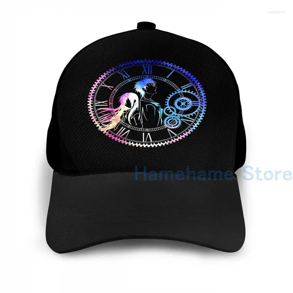 Casquettes de basket-ball Fashion Steins; Gate Loving Mix Colors, casquette de basket-ball pour hommes et femmes, imprimé graphique, noir, unisexe, chapeau pour adulte