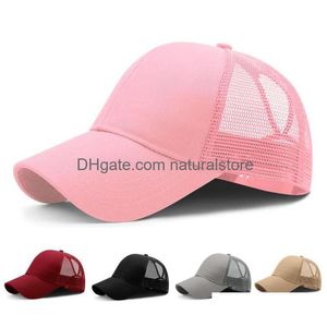 Casquettes de balle Fashion Street Coton Camouflage Casual Summer Sun Visor Chapeau d'extérieur Haute Prêle Drop Livraison Accessoires Chapeaux Foulards G Dhxrl