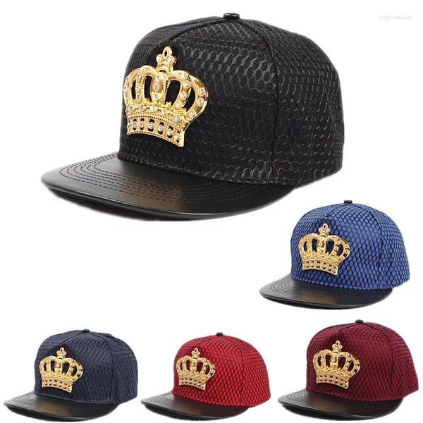 Casquettes de baseball Mode Été Marque Couronne Europe Casquette de baseball Chapeau Pour Hommes Femmes Casual Os Hip Hop Snapback Chapeaux de Soleil En Gros