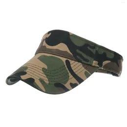 Casquettes de balle Mode Soleil Réglable Camouflage Hommes Chapeau Femmes Baseball Hop Casquette Hip Plage Dames Visière Chapeaux Nager