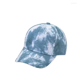 Casquettes de baseball Mode Tie-Dye Cap Multicolore Impression irrégulière Baseball Dames Streetwear Chapeau d'été Hommes Trucker Outdoor Sun