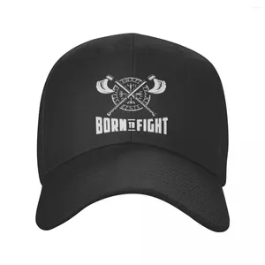 Ball Caps Fashion om te vechten tegen Viking Baseball Cap voor mannen Personaliseerde verstelbare volwassen vaderhoed Outdoor Snapback