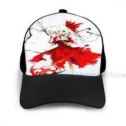 Casquettes de basket-ball Fashion Touhou Project - Flandre Scarlette pour hommes et femmes, imprimé graphique, noir, chapeau unisexe pour adultes