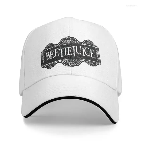 Casquettes de baseball Mode unisexe Beetlejuice film d'horreur casquette de baseball adulte Tim réglable papa chapeau pour hommes femmes en plein air