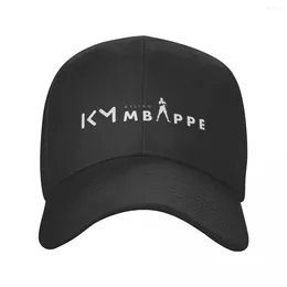 Kogelcaps mode unisex voetbal mbappes km logo honkbal cap volwassen voetbal geschenk verstelbare papa hoed vrouwen mannen hiphop snapback hoeden