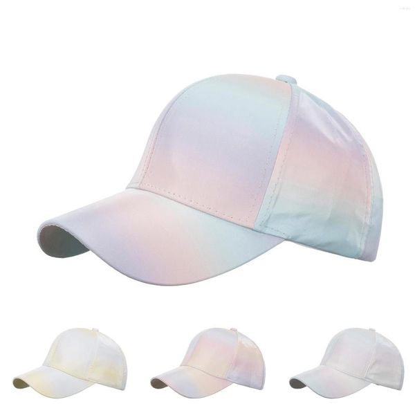 Casquettes de baseball mode unisexe hommes femmes cravate-teint chapeau de soleil casquette de Baseball réglable Hip Hop Messy Bun coton été maille chapeaux