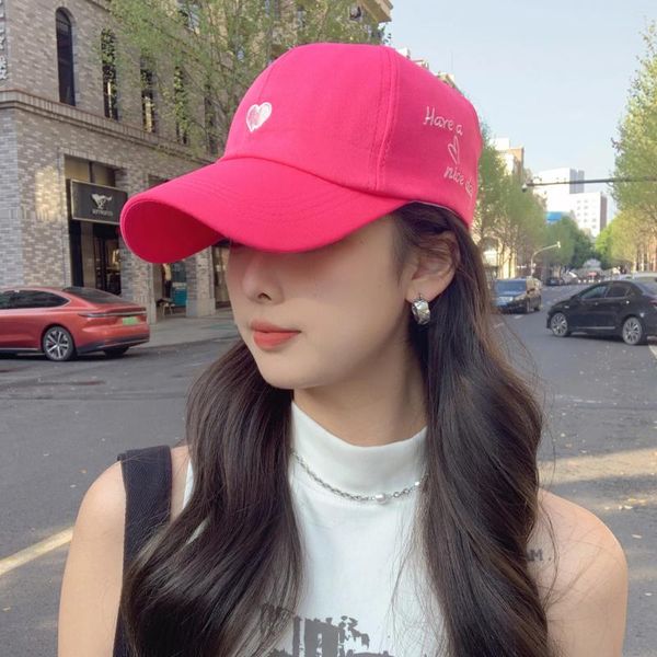 Ball Caps Fashion Femmes Top Hat Top Summer Couleur de baseball High Baseball Girl Girl Casual Sports Soleil Visors