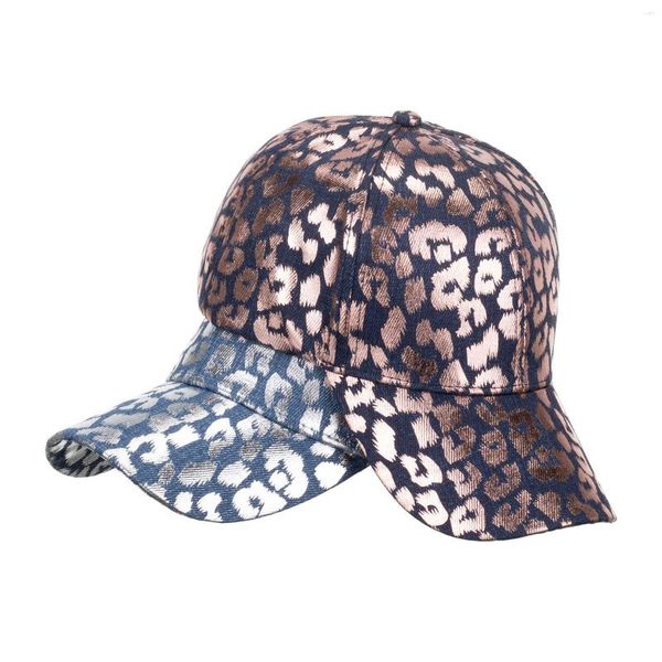 Ball Caps Fashion Women Men Sport Leopard Imprimé Breaster Beach Baseball Cap Hip Hop Hat Hop Sun Running Hats Choir