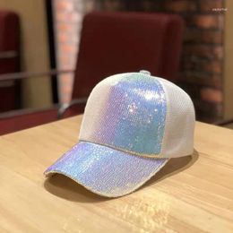 Ball Caps mode Chapeaux de strass de femme pour femmes Diamond Sun Cap Swag Casquette Snap Back Gorras Couleur solide Summer Baseball Girl