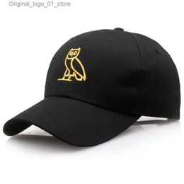 Ball Caps à la mode et à la mode Hip Hop Baseball Hat Broidered Owl Sun Dad Hat Mens Street Clothing Outdoor Cassette Gorras Q240408