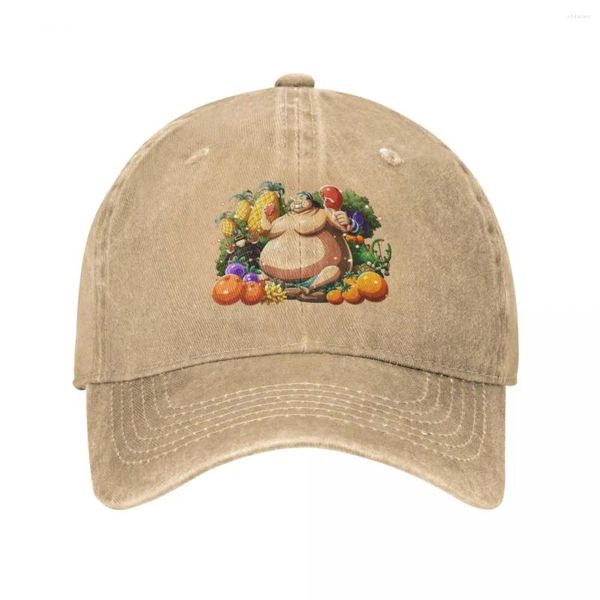 Ball Caps Fat Usopp Manger de la nourriture Cowboy Chapeau de fourrure Bucket pour femmes hommes