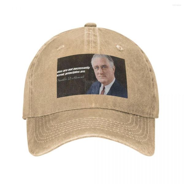 Ball Caps FDR Quote Gorra de béisbol Hombre militar |-F-| Sombreros de hombre