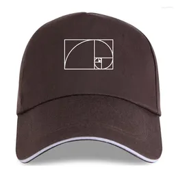 Casquettes de baseball Fibonacci Spiral Hommes Hommes Casquette de baseball d'été 2024 pour coton grande taille