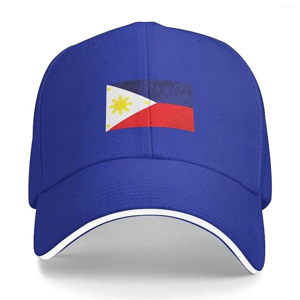 Gorras de béisbol con bandera filipina, unisex, para hombres y mujeres, ajustable, para papá, sombrero de sándwich