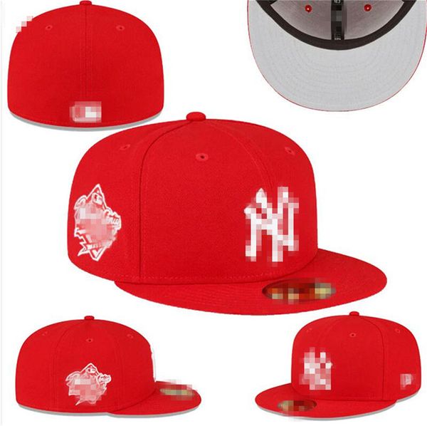 Casquettes de baseball Chapeaux ajustés Snapbacks Chapeau réglable Sports de plein air Broderie Coton Fermé Dha2M Q-18