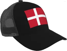 Capes à balle Facie du Danemark Baseball Unisexe Ajustement du chapeau en mailles respirantes