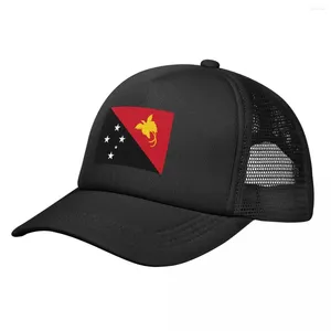 Gorras De Bola Bandera De Papúa Guinea Gorra De Béisbol Sombrero De Fiesta Negro Excursión A La Playa Damas Hombres