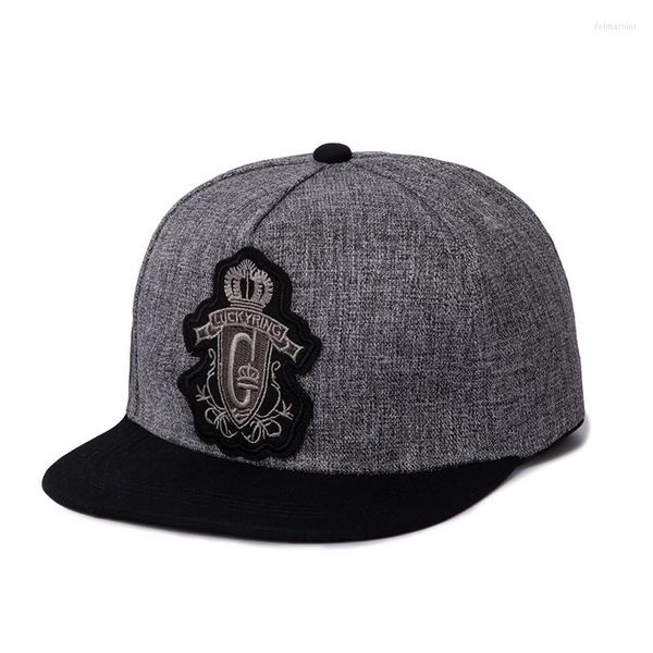 Gorras de béisbol sombrero de ala plana gorra de béisbol bordada con insignia de algodón para hombres y mujeres moda Casual Hip Hop hombre deportes al aire libre sombreros de camionero