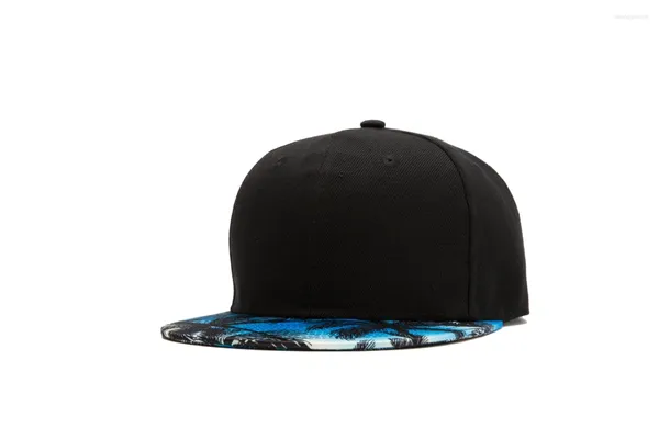 Gorras de bola Floral Brim Moda Snapback Sombrero para hombre para mujer Gorra de béisbol Masculino Femenino Unisex Deporte Hip Hop Headwear Calle al aire libre Buena calidad