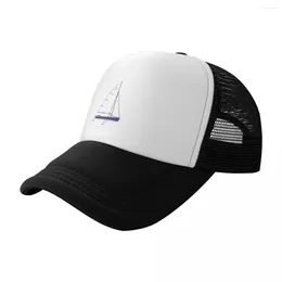 Casquettes de baseball Flying Scot Sailboat - La vie est meilleure pour naviguer sur une casquette de baseball, chapeau de camionneur mignon, chapeaux d'été pour femmes, sortie de plage pour hommes