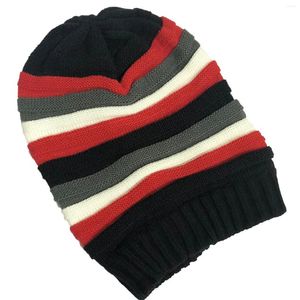 Gorras de bola Plegable Baggy Puños Unisex Accesorio Regalo Al aire libre Cálido Hip Hop Gorro de punto suave Invierno Cómodo Gorro acanalado colorido