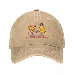 Ball Caps interdits Love Pineapple Pizza Cowboy Coup de cowboy masculin Tactical Gentleman Mens Women's