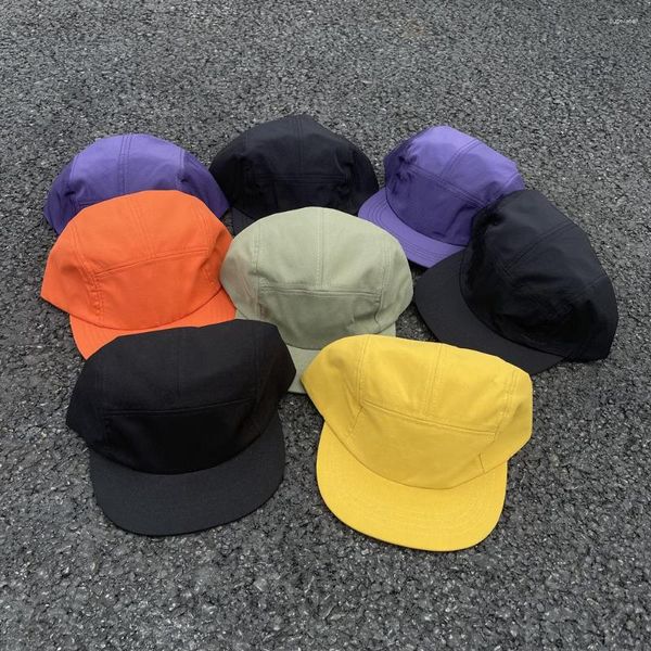 Casquettes de balle grenouille dérive Streetwear violet Matcha mode parasol couleur unie Camp casquette chapeau été Snapback pour hommes