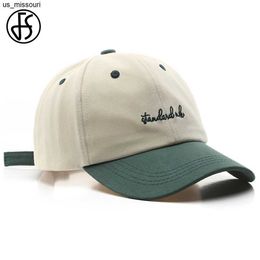 Gorras de béisbol FS 2023 Marca Gorra de béisbol verde para hombres Verano con estilo Mujeres Pequeñas gorras de cara Street Snapback Hip Hop Dad Hat Casquette Homme J230520