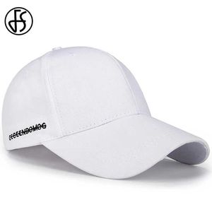 Ball Caps FS 2024 Blanc Black Black Summer Baseball Caps Brand Femmes Men Hat Hat Streetwear Hip Hop Snapback Trucker Hats Bone Y240507