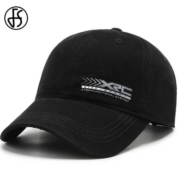 Ball Caps fs marque lettre imprimée Baseball casquette pour hommes noire jaune mode papa chapeaux ajusté Snapback Summer Sunshade Femmes Sunshade Caps Y240507