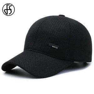 Ball Caps fs tendance noire mûre hommes chapeaux de baseball d'hiver