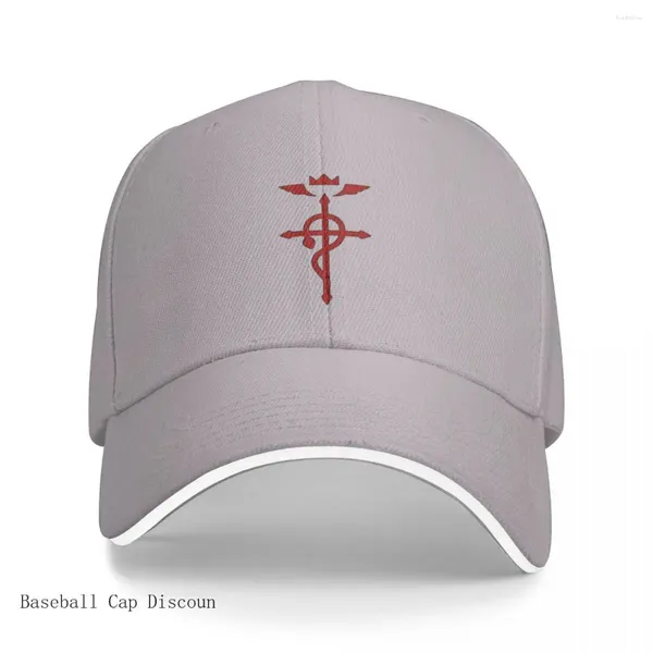 Casquettes de baseball Fullmetal Alchemist - Flamel Insignia (rouge) Casquette de baseball Homme Trucker Sunhat Femme Homme