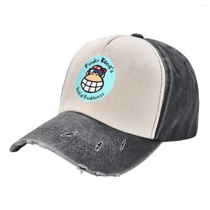 Gorras de bola Funky Kong's Seal of Mischief Gorra de béisbol Sombrero occidental Fiesta Negro Visera térmica Hombre Mujer