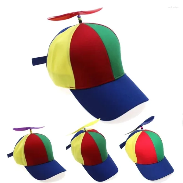 Casquettes de baseball drôles enfants casquette de relance pour parent enfant multicolore hélice chapeau de baseball en plein air soleil avec visières