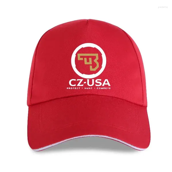 Casquettes de baseball drôles pour hommes, casquette de Baseball blanche et noire, armes à feu Ceska Zbrojovka, Logo USA 2 côtés, 2024
