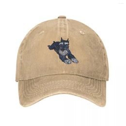 Ball Caps drôle miniature schnauzer mignon chiot visage de cowboy chapeau snapback capuchon designer des hommes chapeaux