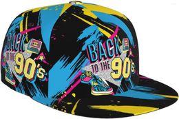 Ball Caps Funny Retro 80S 90S Baseball Camioner Hat, unisex unisex Snapback para hombres mujeres