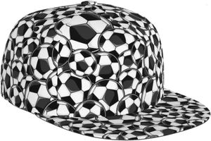 Caps à balle drôle de soccer de football chapeau de baseball réglable Cap mignon pour les femmes