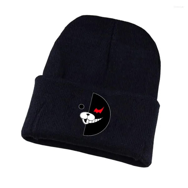 Casquettes de balle jeu Danganronpa tricoté chapeau Cosplay unisexe impression adulte décontracté coton adolescents casquette d'hiver