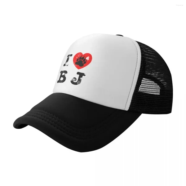 Bola de bolas Gay Bear Pride (I Heart Bj) Baseball Cap Sun Hat Trucker Visor térmico Elegante sombreros para mujeres