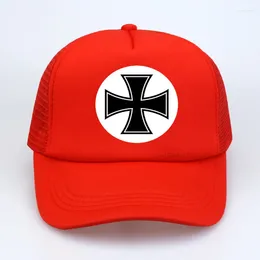 Ball Caps Duitse DK Reichempire Van Baseball Cap Zomer Mannen Vrouwen Mesh Ademend Trucker Verstelbare Snapback Hoed Gorras