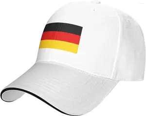 Ball Caps Duitsland Vlag Snapback Cap Grappige Pet Verstelbare Baseballcaps Dames Sport
