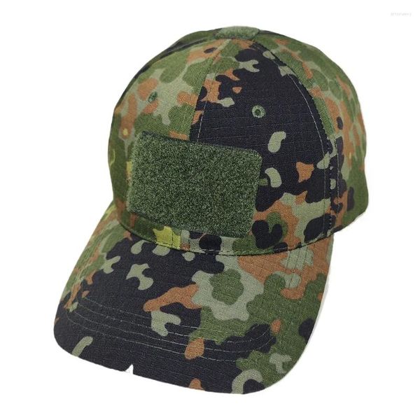Ball Caps de style allemand Camouflage Camouflage Baseball Catch pour hommes Femmes Sports en plein air avec badge patch