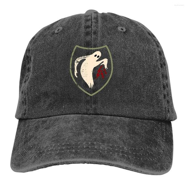 Ball Caps Ghost Army Allied Unit Classic Baseball Cap Men de chapeau Visor Visor Protection Snapback Amant Spooky